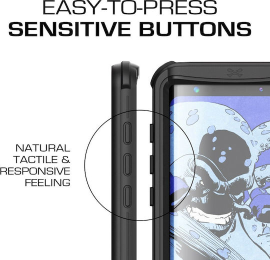 Ghostek Nautical Waterproof Back Cover Πλαστικό Αδιάβροχο Μαύρο (Galaxy S8+)