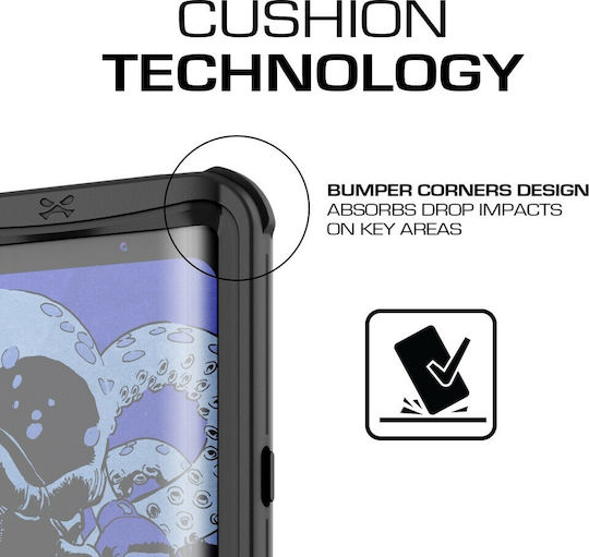 Ghostek Nautical Waterproof Back Cover Πλαστικό Αδιάβροχο Μαύρο (Galaxy S8+)