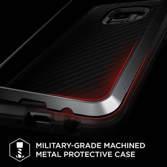 X-Doria Defense Lux Back Cover Πλαστικό Μαύρο (Galaxy S9)