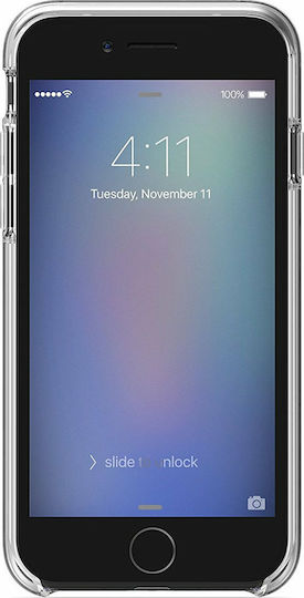 Mophie Umschlag Rückseite Silikon Schwarz (iPhone SE 2022/2020/8/7)