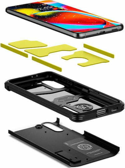 Spigen Tough Armor Back Cover Plastic 2mm Negru (Galaxy S21 5G)