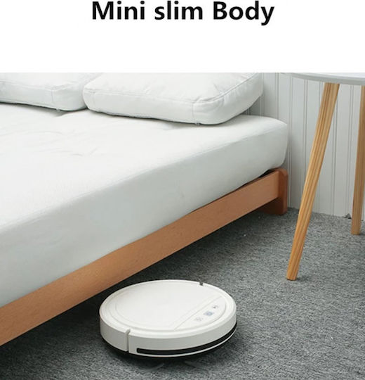 Clever Clean 060066 Robot Vacuum Cleaner with Smart Navigation and Suction Power 1000Pa White