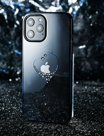 Kingxbar Wish with Swarovski Crystals Задна корица Пластмаса Син (iPhone 12 Pro Max)