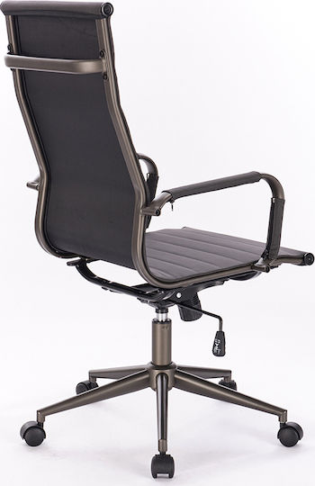 Liberta Stuhl Büro mit Armen Avant 25-0514 Charcoal / Black
