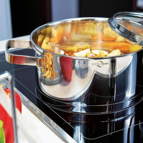 Kuchenprofi San Remo Deep Stainless Steel Pot 4.5lt / 24cm