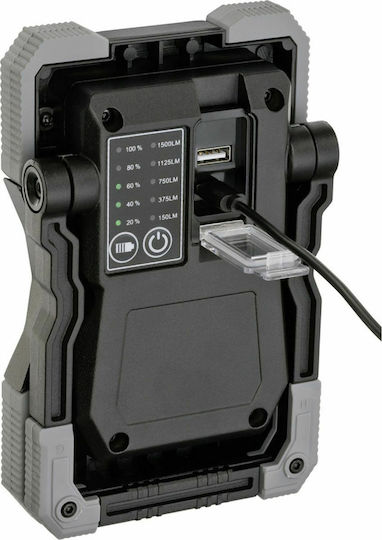 Brennenstuhl Battery Jobsite Light LED IP65 with Brightness up to 1500lm