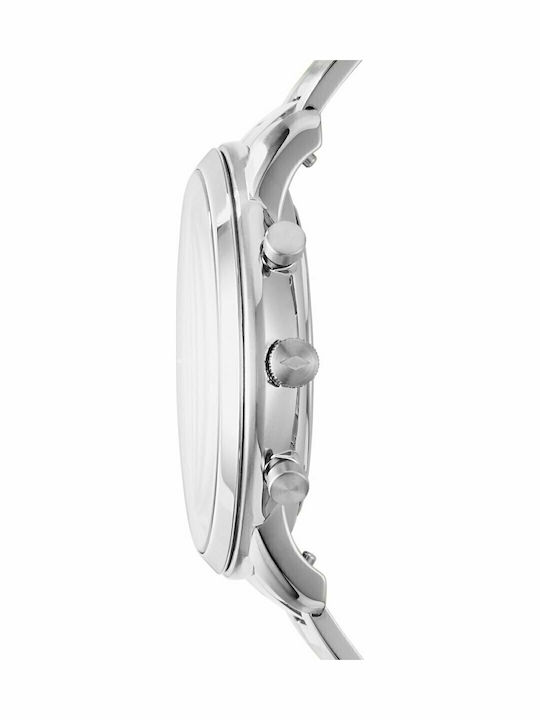 Fossil Uhr Batterie mit Metallarmband