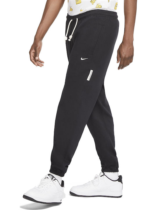 Nike Standard Issue Παντελόνι Φόρμας Dri-Fit με Λάστιχο Μαύρο