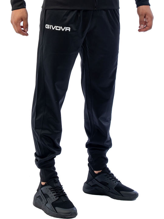 Tuta Roma Football Tracksuit Glossy with Elastic Black