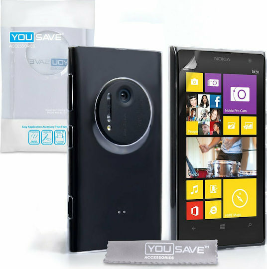 YouSave Accessories Back Cover Σιλικόνης Διάφανο