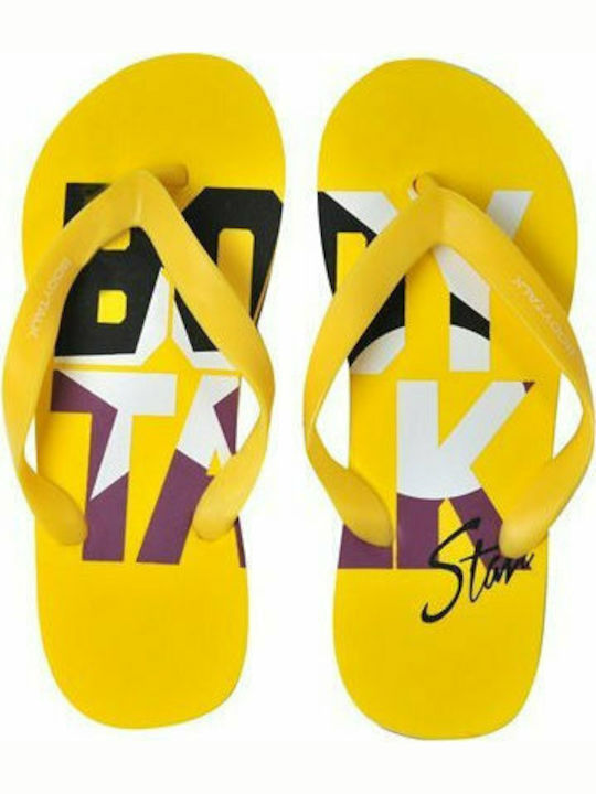 BodyTalk Women's Flip Flops Yellow