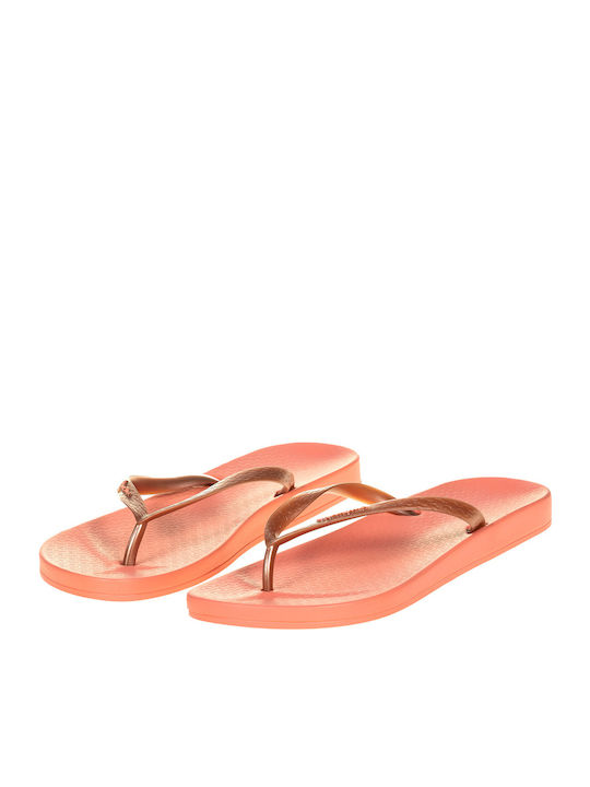 Tan Women's Flip Flops Pink