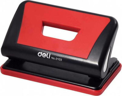 Deli Paper 2-Hole Puncher with Guide for 10 Sheets 231.