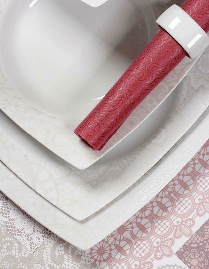 Cryspo Trio Marsala Gri Porțelan Set de Vase 55.289.30 72buc