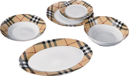 Burberry Beige Porcelain Dinnerware Set 20pcs