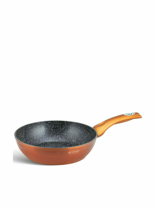 Edenberg Cookware Set of Aluminum with Stone Coating Cooper 15pcs