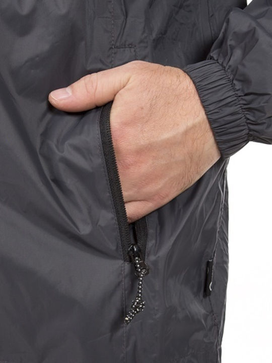 Qikpac Flint Jacke Wasserdicht und Winddicht Gray