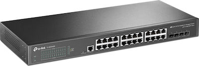 TP-LINK TL-SG3428X Managed L2 Switch with 24 Ethernet Ports and 4 SFP Ports