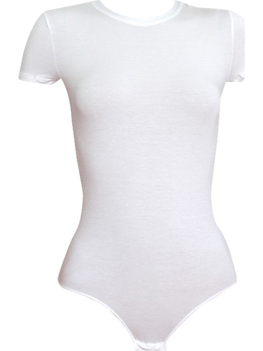 Short Sleeve Bodysuit 90-91920 White