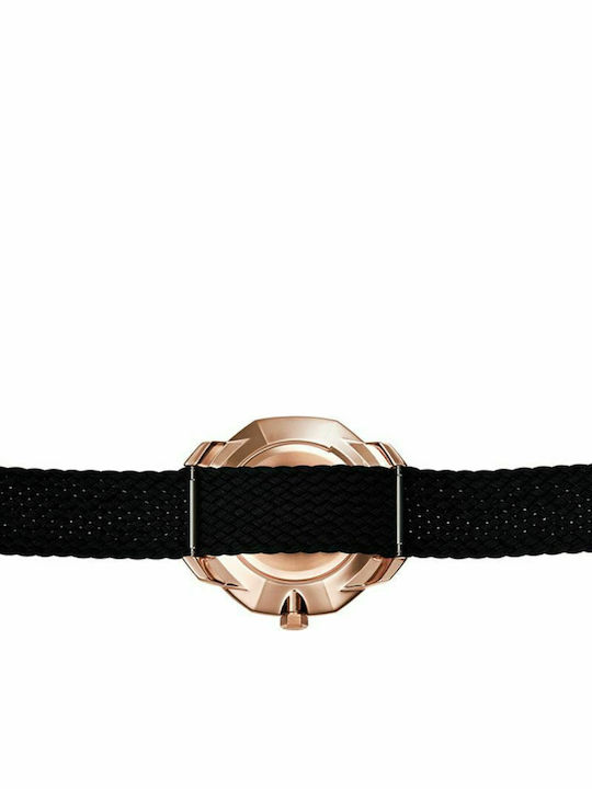 D1 Milano Super Slim Women's Watch with Black Fabric Strap