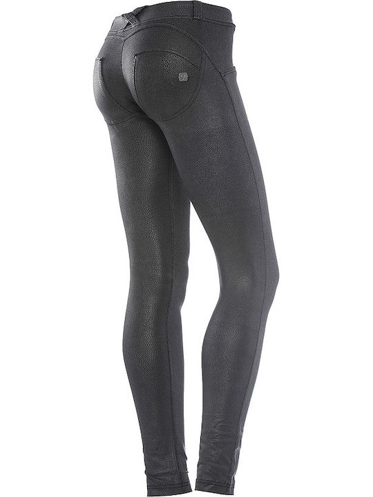 Wr.Up Skinny Women's Jean Trousers Push Up in Skinny Fit Black
