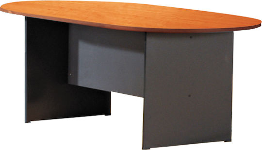 Τραπέζι Συνεδριάσεων Oval 180x90x75εκ.