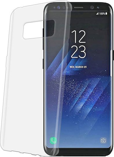 Celly Gelskin Back Cover Σιλικόνης Διάφανο (Galaxy S8+)