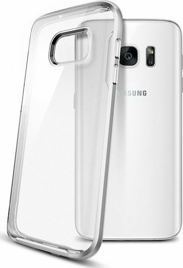 Spigen Neo Hybrid Crystal Back Cover Plastic 0.8mm Argintiu (Galaxy S7)