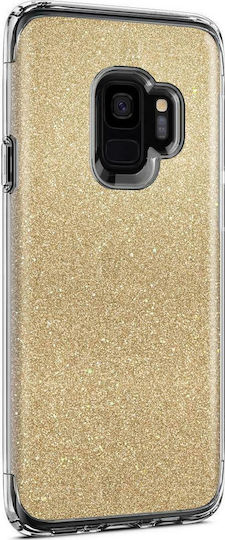 Spigen Slim Armor Back Cover Plastic 1.2mm Gold (Galaxy S9)