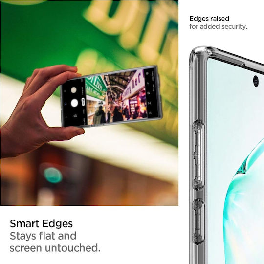 Spigen Crystal Hybrid Umschlag Rückseite Silikon Transparent (Galaxy Note 10)