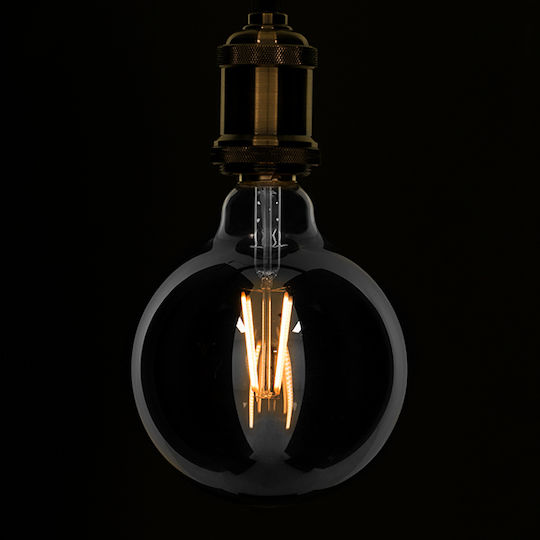 GloboStar Edison Retro LED крушка 8W 178mm за фасунга E27 и форма G125 Топло бяло 800лм Димируем