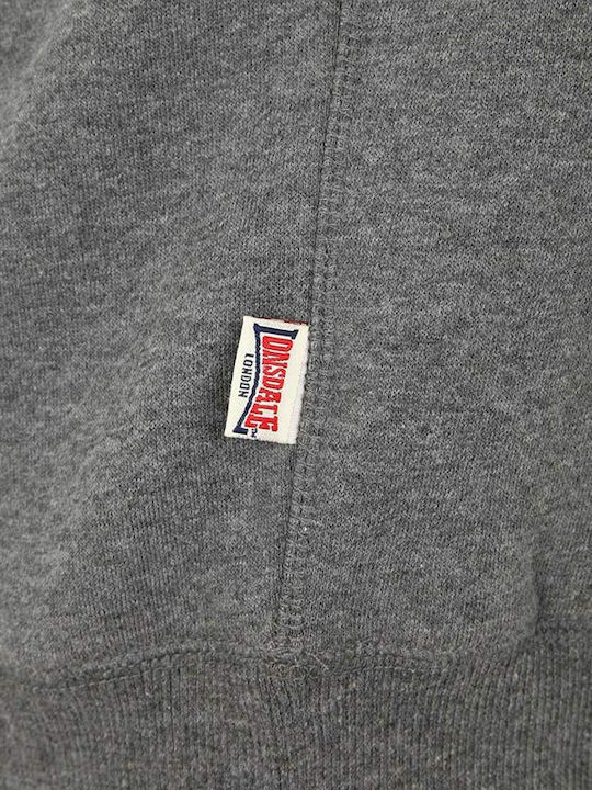 Lonsdale Marlow Men's Sweatshirt with Hood and Pockets Gray