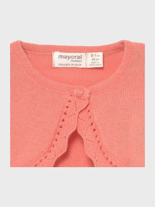 Kids Cardigan Orange Ecofriends