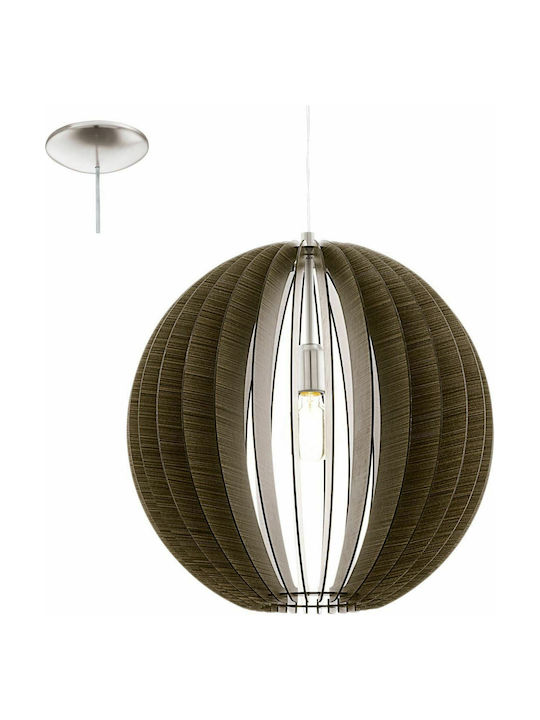 Eglo Cossano Pendant Light Suspension for Socket E27 Brown