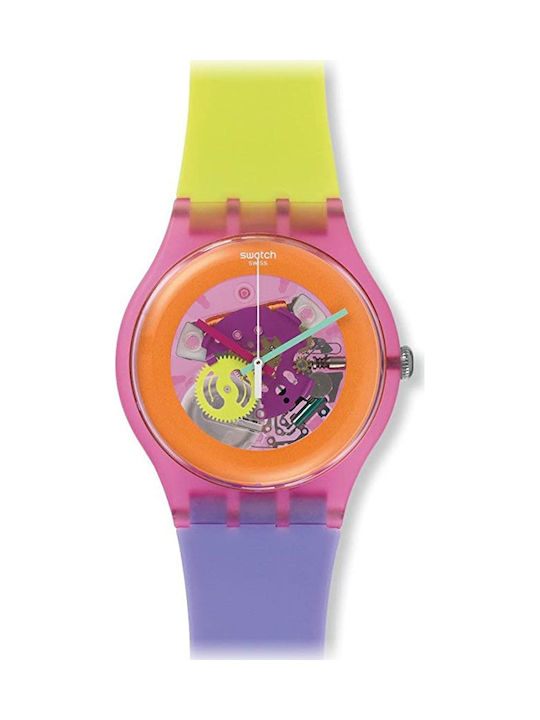 Swatch Watch with Rubber Strap