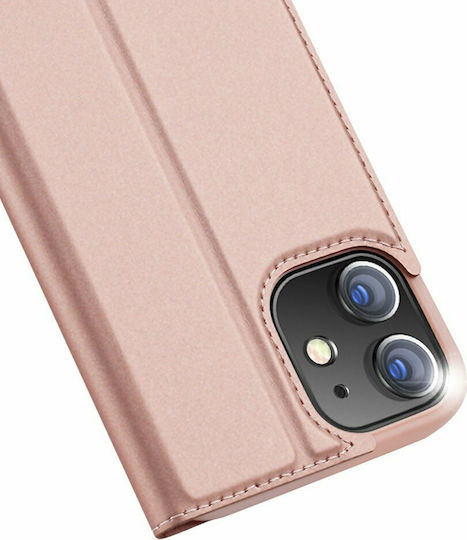 Dux Ducis Skin Pro Book Δερματίνης Ροζ Χρυσό (iPhone 12 mini)