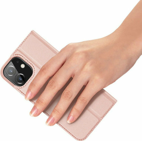 Dux Ducis Skin Pro Book Δερματίνης Ροζ Χρυσό (iPhone 12 mini)