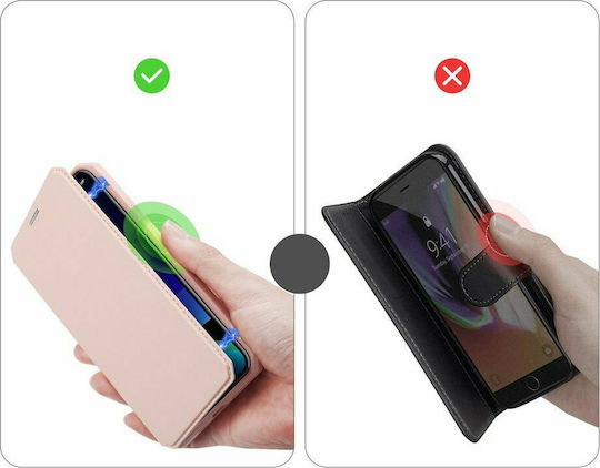 Dux Ducis Skin X Book Piele artificială Roz (iPhone 11 Pro)