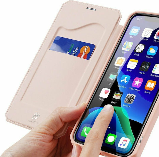 Dux Ducis Skin X Book Piele artificială Roz (iPhone 11 Pro)