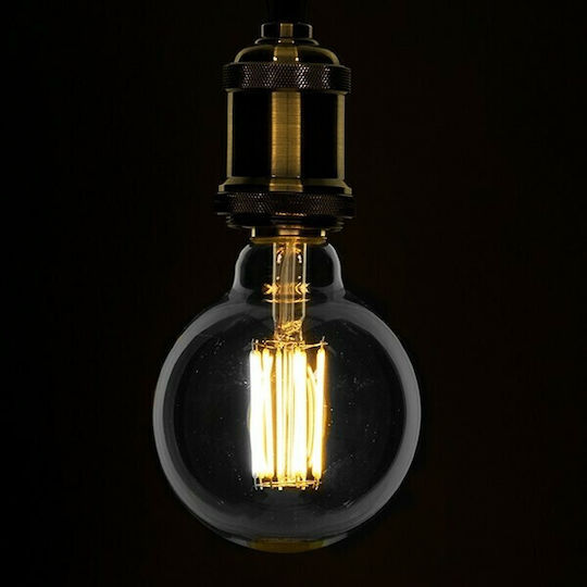 GloboStar Edison Retro LED-Lampe 12W 137mm für Fassung E27 und Form G95 Warmes Weiß 1320lm Dimmbar