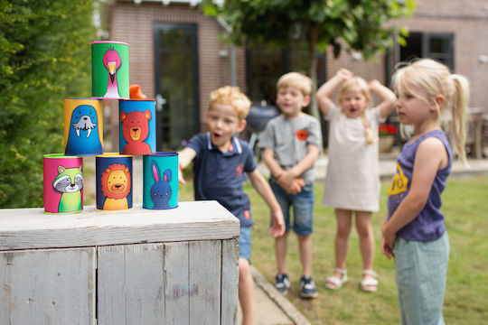 BS Toys Game Target Practice Outdoor Tin Throwing Wildlife