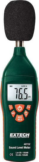 Extech 407732 Decibel Meter 30-130dB 30~100 dB & 65~130 dB