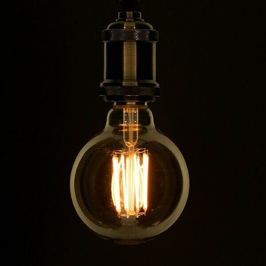 GloboStar Edison Retro LED крушка 12W 137mm за фасунга E27 и форма G95 Топло бяло 1260лм Димируем