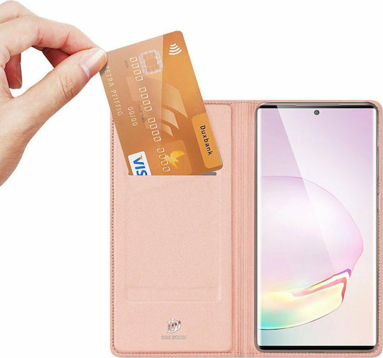 Dux Ducis Skin Pro Wallet Δερματίνης Ροζ Χρυσό (Galaxy Note 20)