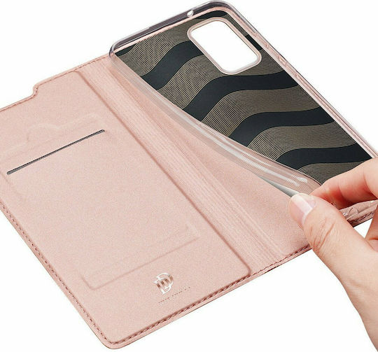 Dux Ducis Skin Pro Wallet Δερματίνης Ροζ Χρυσό (Galaxy Note 20)
