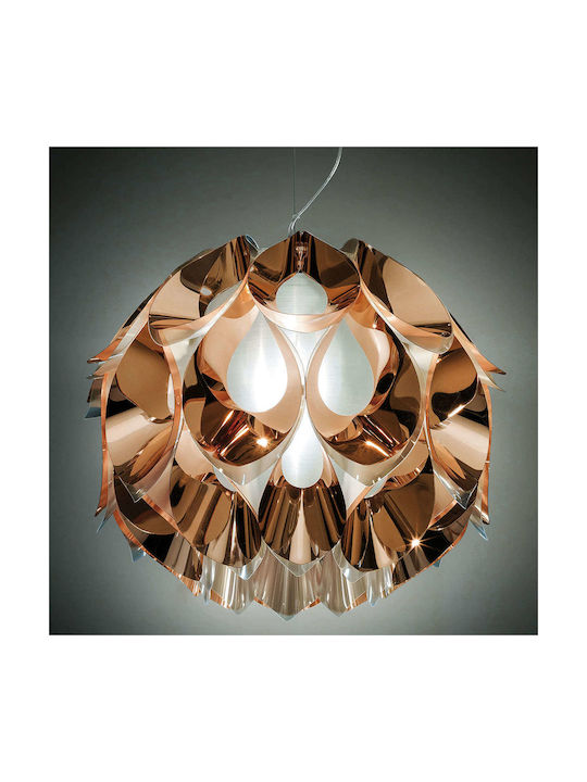 Slamp Flora S Suspension Pendant Light LED Suspension for Socket E27 Bronze FLOSS00CPP01T00000EU