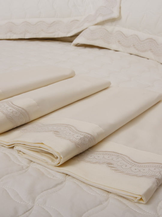 Anna Riska Νυφικό Σετ 7τμχ Ivory 230x250cm