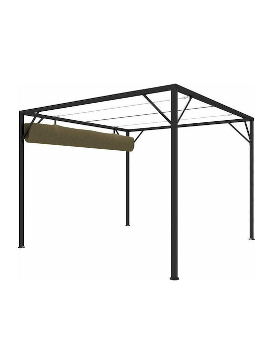 Πέργκολα Κήπου από Μέταλλο 300x300cm