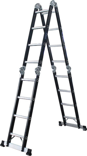 Multiladder Multipurpose Ladder 4x3 with Maximum Height 3.7m