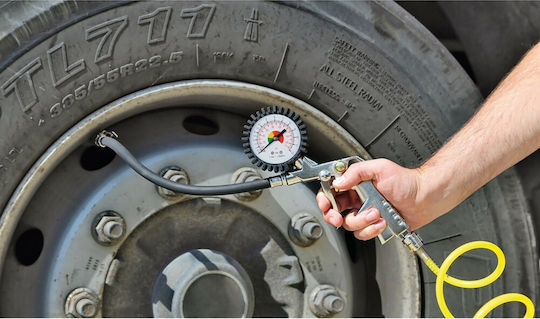Lampa Air Pressure Gauge with Tyre Inflator Pistol 80bar L9719.2